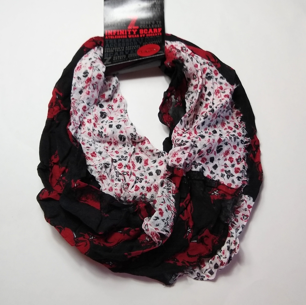 New Zoozatz Arkansas Razorbacks Infinity Scarf